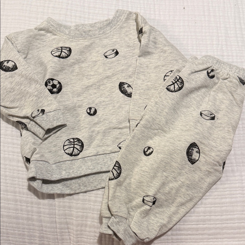 Kids Sports Sweat Set - Atlas Gray